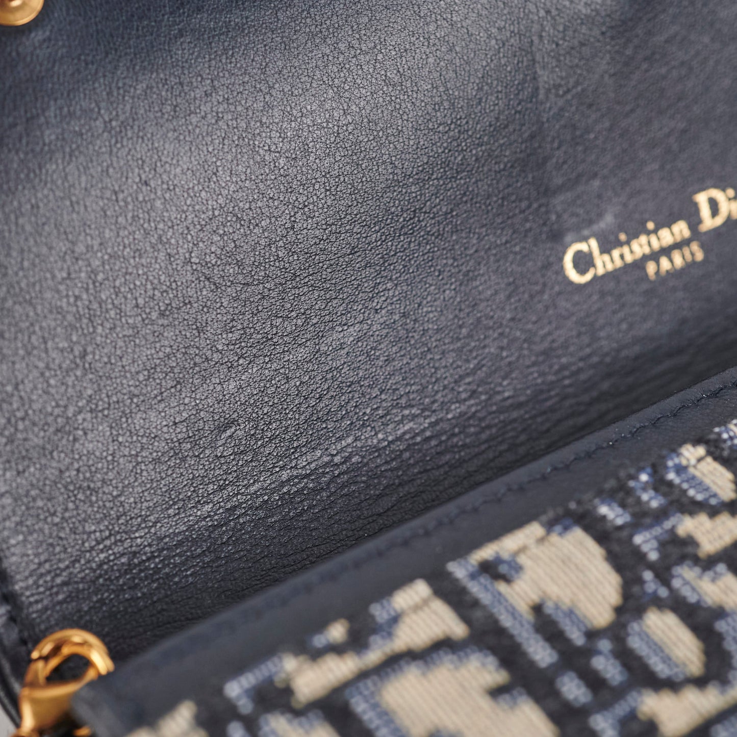 Christian Dior Long Saddle Wallet On Chain WOC