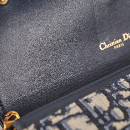 Christian Dior Long Saddle Wallet On Chain WOC