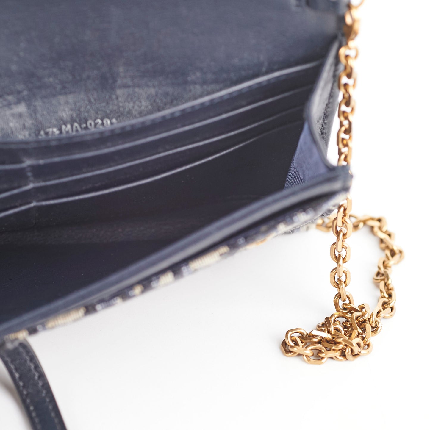 Christian Dior Long Saddle Wallet On Chain WOC