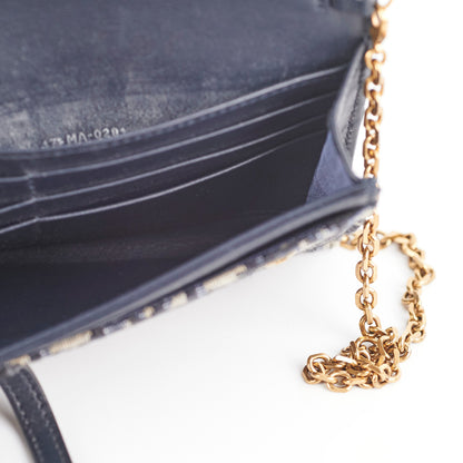 Christian Dior Long Saddle Wallet On Chain WOC