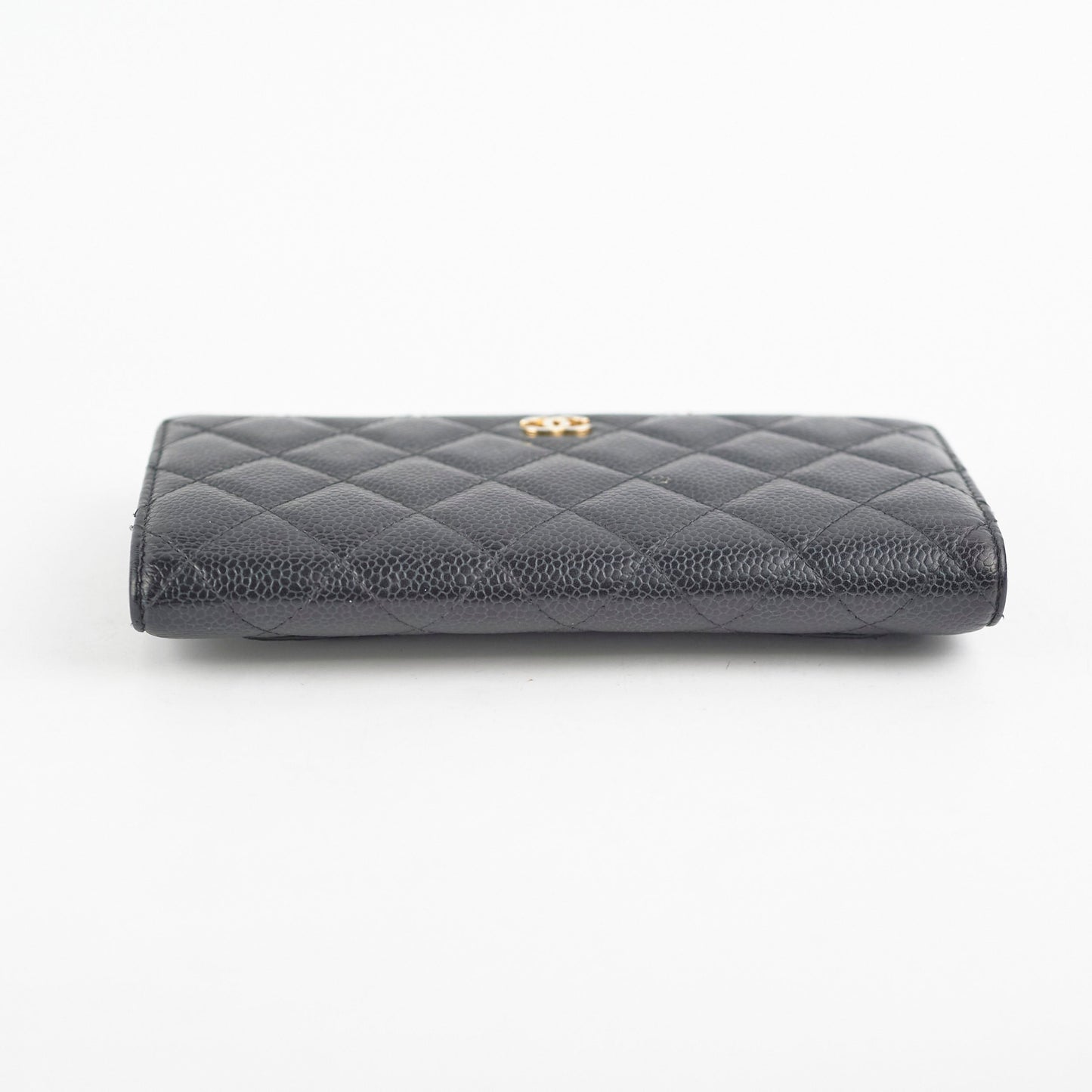 Chanel Long Wallet Black Caviar