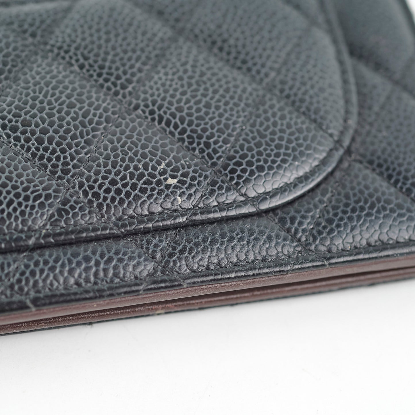 Chanel Long Wallet Black Caviar