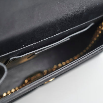 Saint Laurent Kate Medium Tassel Suede Black