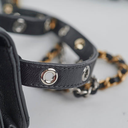 Chanel Micro Belt Bag Cardholder xLambskin Black - Series 31