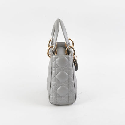 Christian Dior Mini Lady Dior Grey