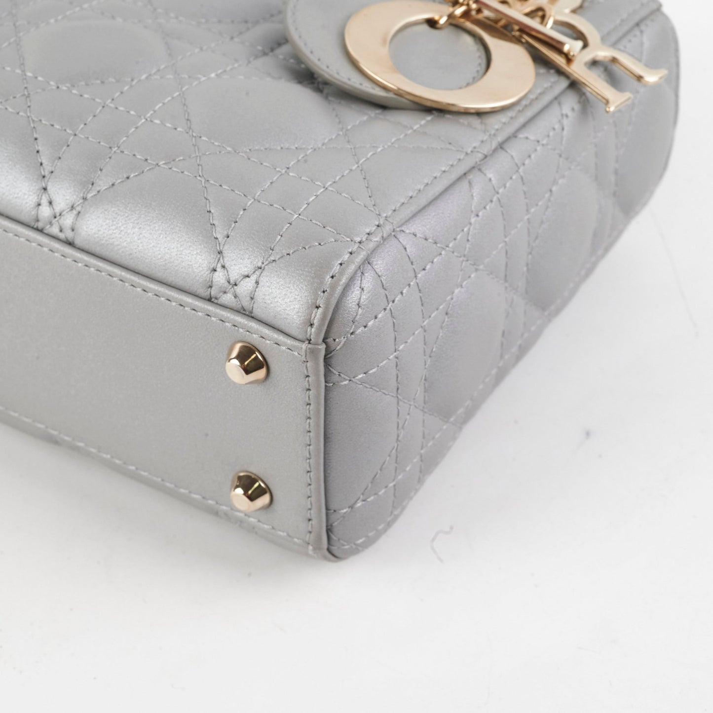 Christian Dior Mini Lady Dior Grey
