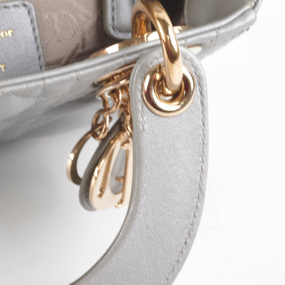 Christian Dior Mini Lady Dior Grey