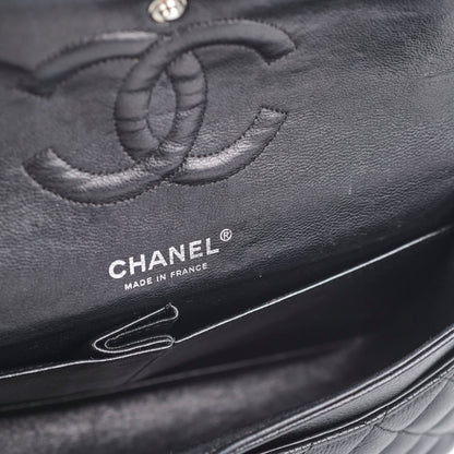 Chanel Caviar Medium/Large Double Classic Flap Black
