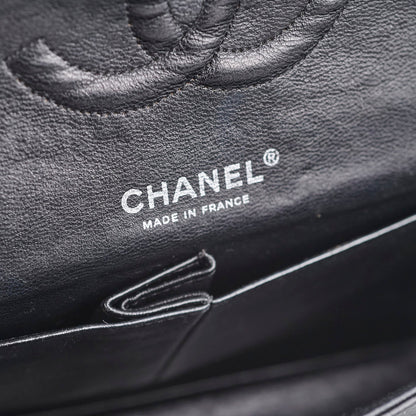 Chanel Caviar Medium/Large Double Classic Flap Black