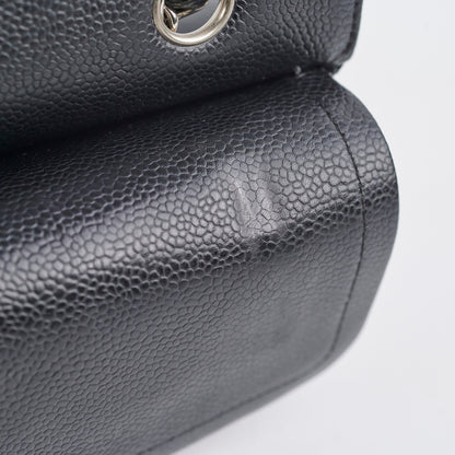 Chanel Caviar Medium/Large Double Classic Flap Black