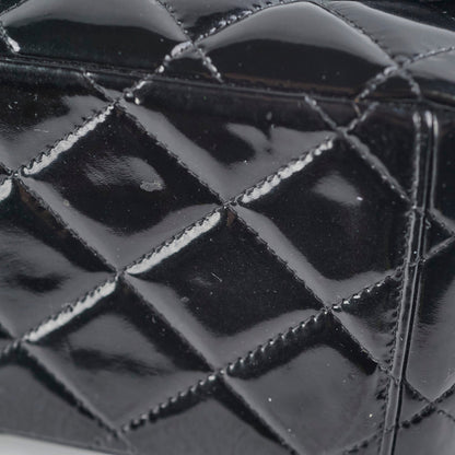 Chanel Maxi Patent Flap Black 20 Series