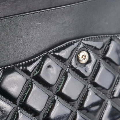 Chanel Maxi Patent Flap Black 20 Series