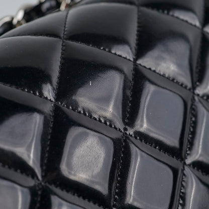 Chanel Maxi Patent Flap Black 20 Series