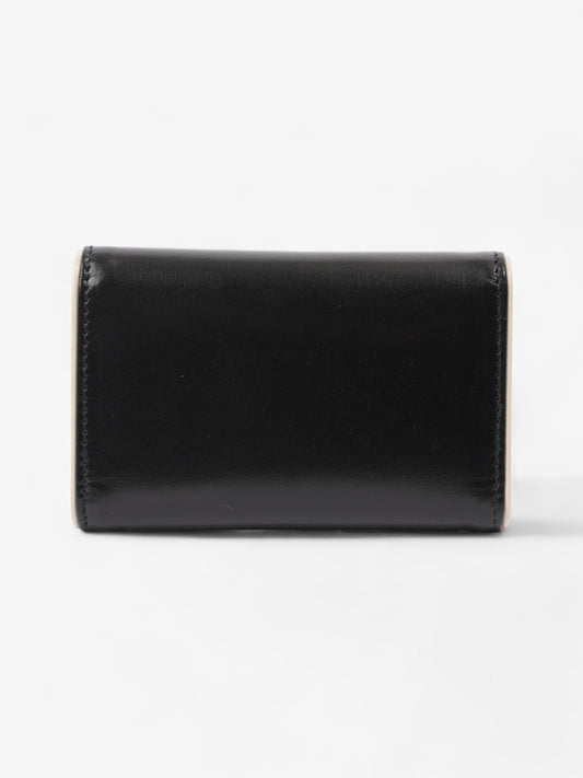Prada Key Pouch Black / Cream Leather