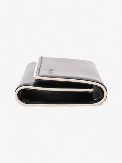 Prada Key Pouch Black / Cream Leather