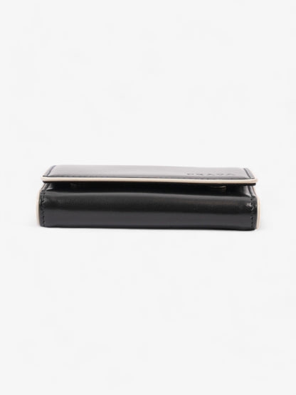 Prada Key Pouch Black / Cream Leather