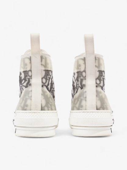Christian Dior B23 High Tops White / Grey Oblique  Mesh EU 38 UK 5