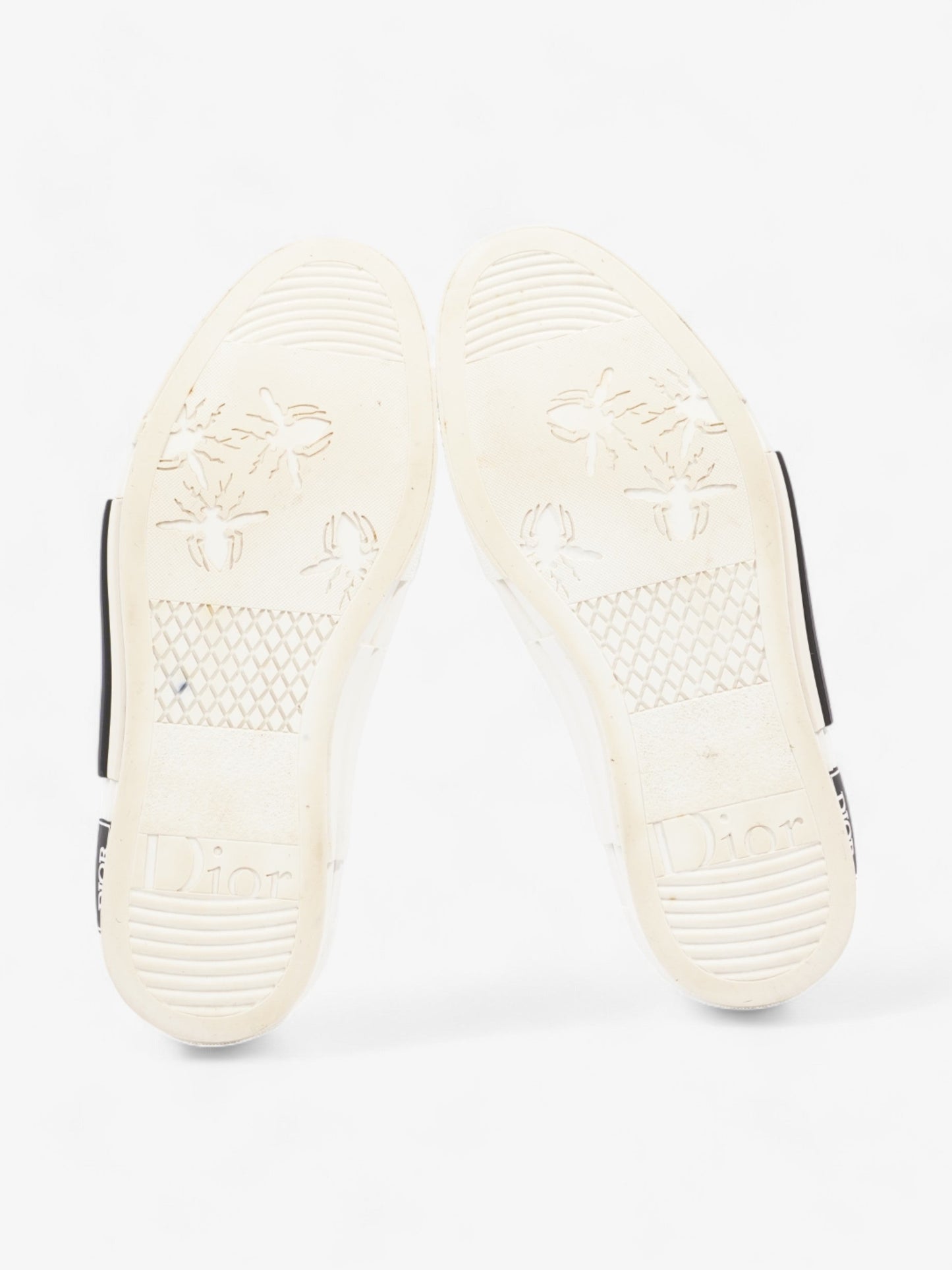 Christian Dior B23 High Tops White / Grey Oblique  Mesh EU 38 UK 5