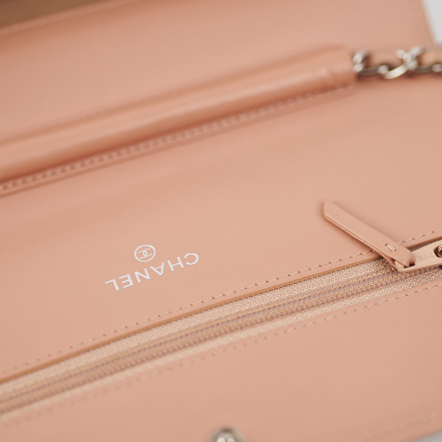 1/7 DOTD- Chanel Caviar Wallet on Chain WOC Beige