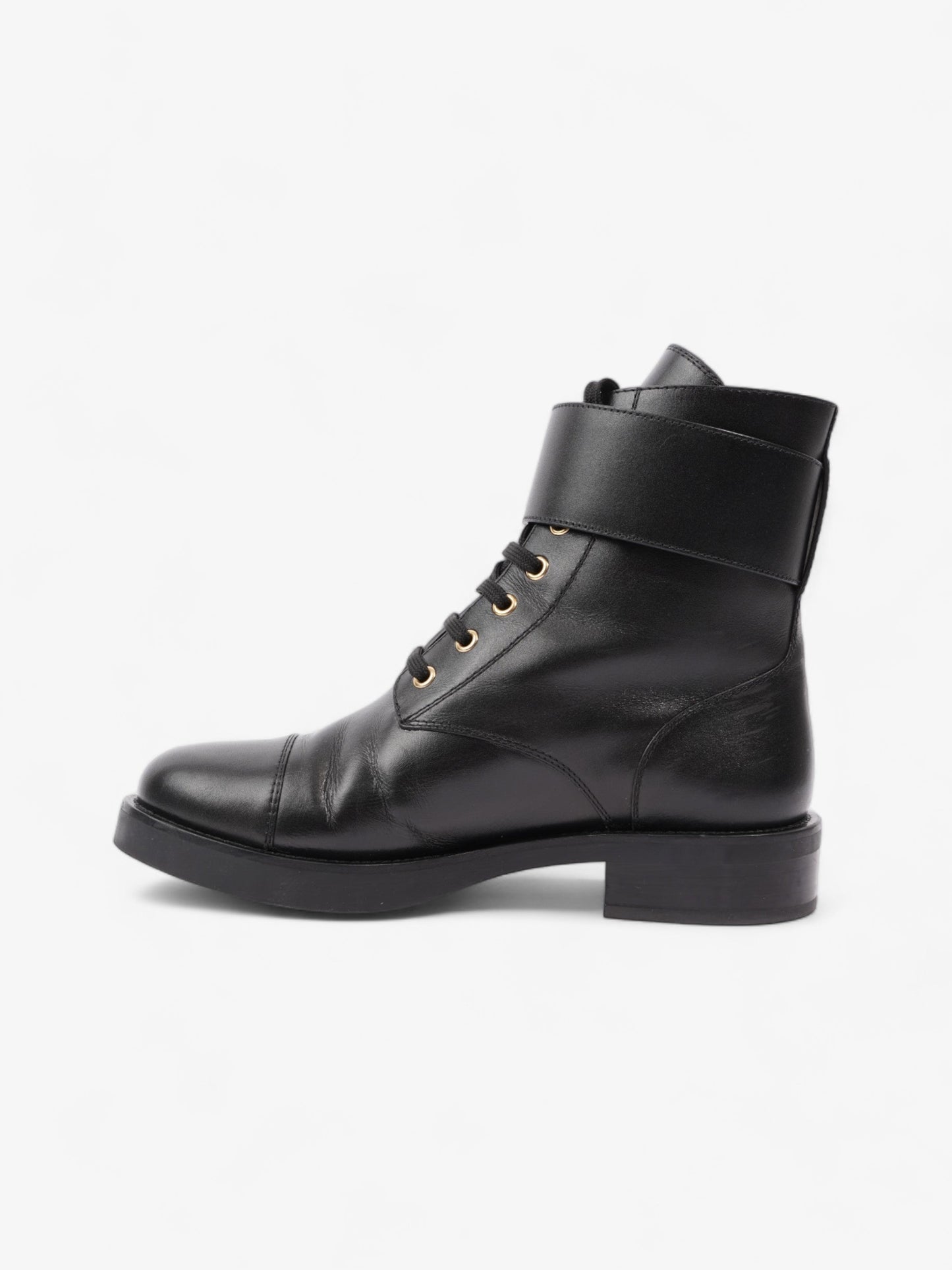 Louis Vuitton Wonderland Flat Rangers Black Leather EU 39.5 UK 6.5