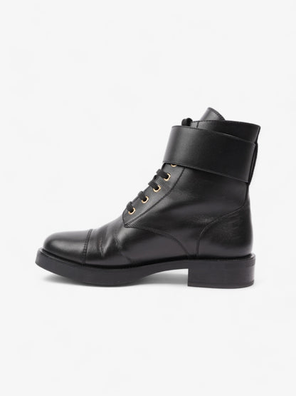 Louis Vuitton Wonderland Flat Rangers Black Leather EU 39.5 UK 6.5