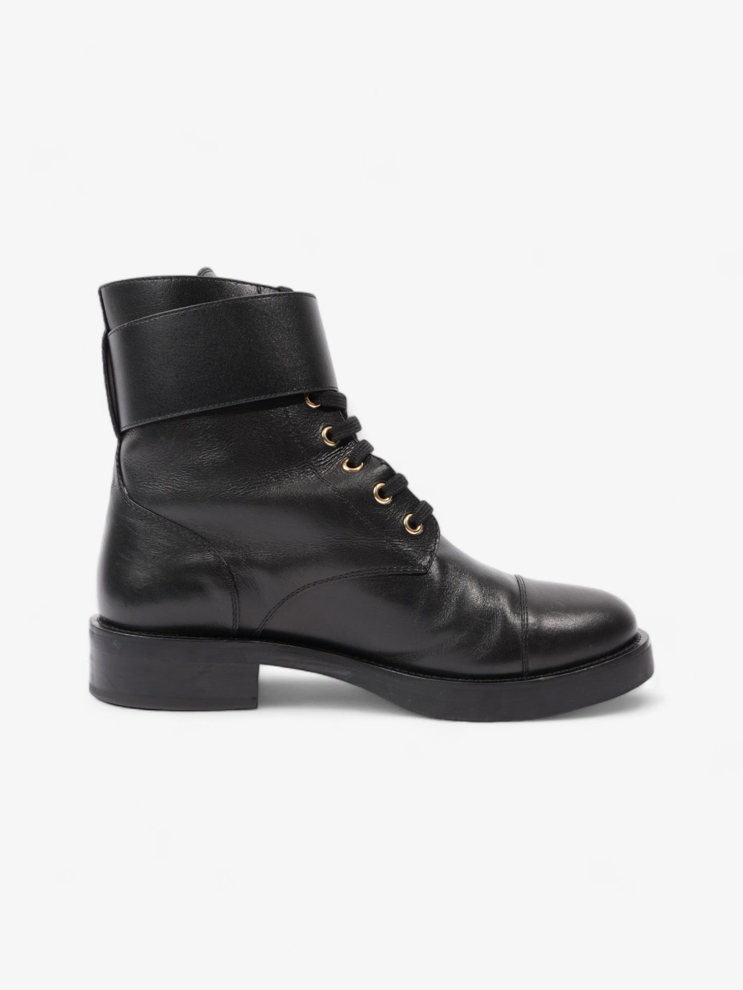 Louis Vuitton Wonderland Flat Rangers Black Leather EU 39.5 UK 6.5