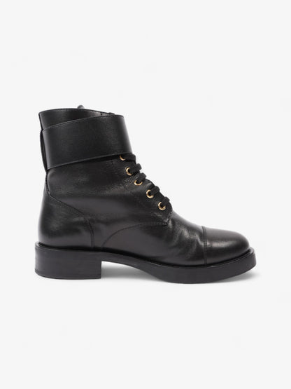 Louis Vuitton Wonderland Flat Rangers Black Leather EU 39.5 UK 6.5