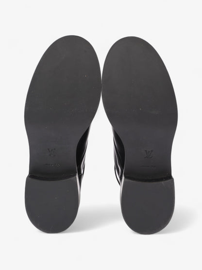 Louis Vuitton Wonderland Flat Rangers Black Leather EU 39.5 UK 6.5