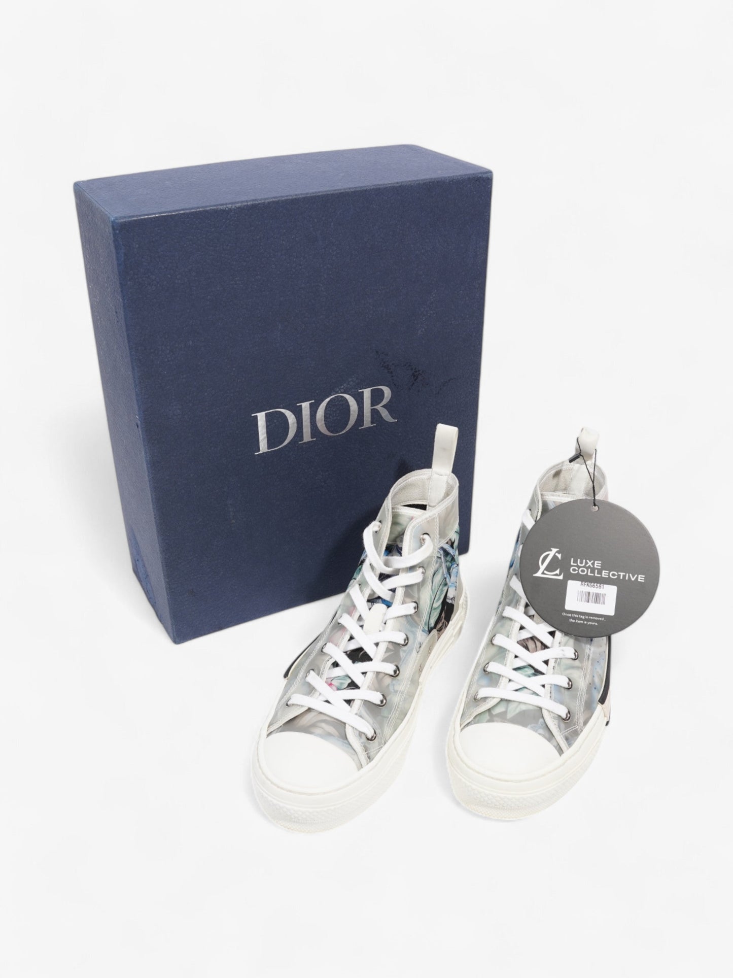 Christian Dior B23 High-tops White  / Multicolour Canvas EU 40 UK 7