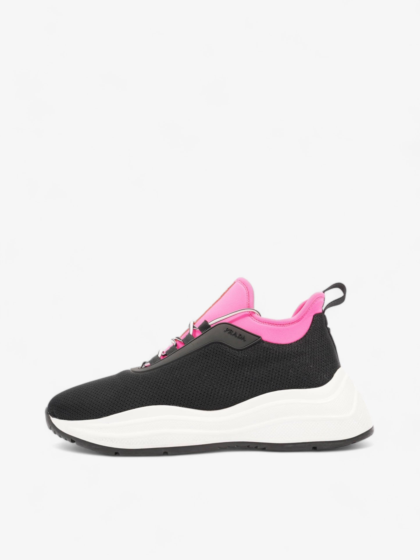 Prada Neoprene Sneakers Black / Pink Neoprene EU 39 UK 6