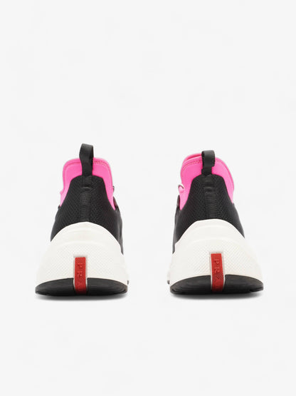 Prada Neoprene Sneakers Black / Pink Neoprene EU 39 UK 6