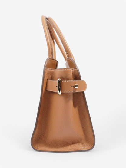 Prada Leather Tote Bag Brown Leather