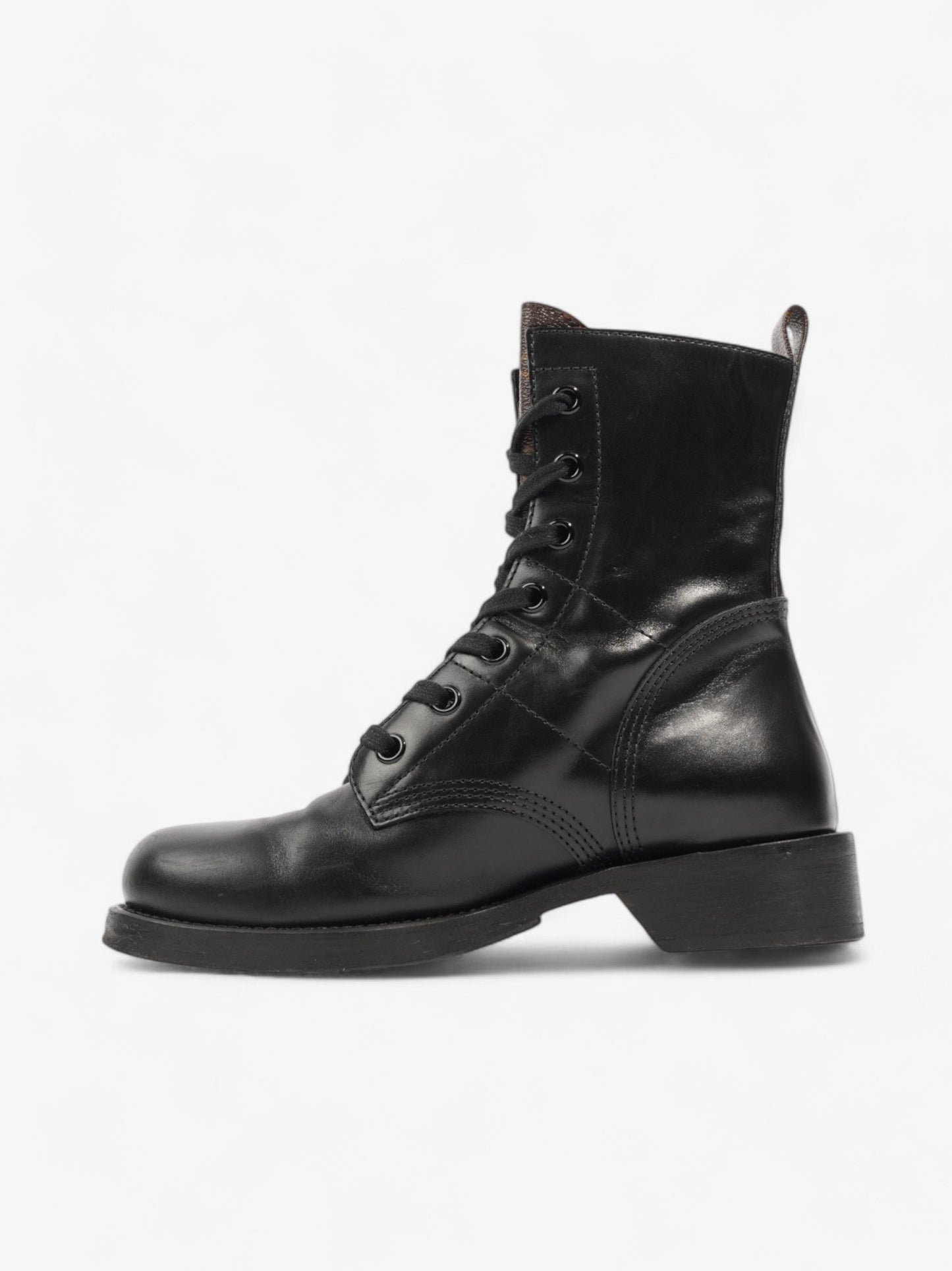 Louis Vuitton Metropolis Rangers Boots Black / Monogram Leather EU 40 UK 7