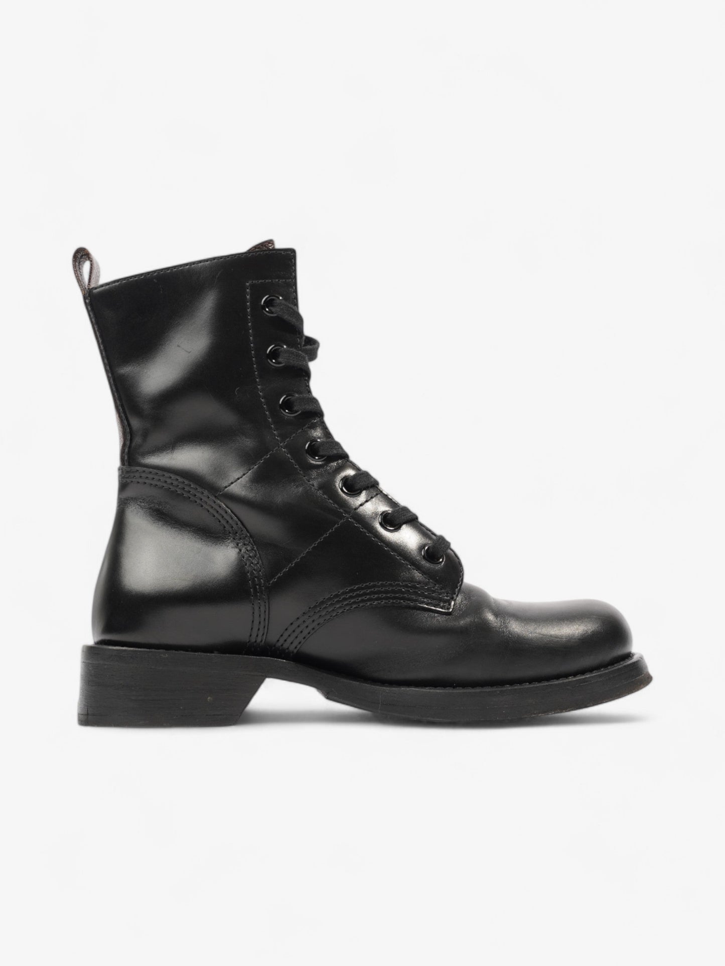 Louis Vuitton Metropolis Rangers Boots Black / Monogram Leather EU 40 UK 7