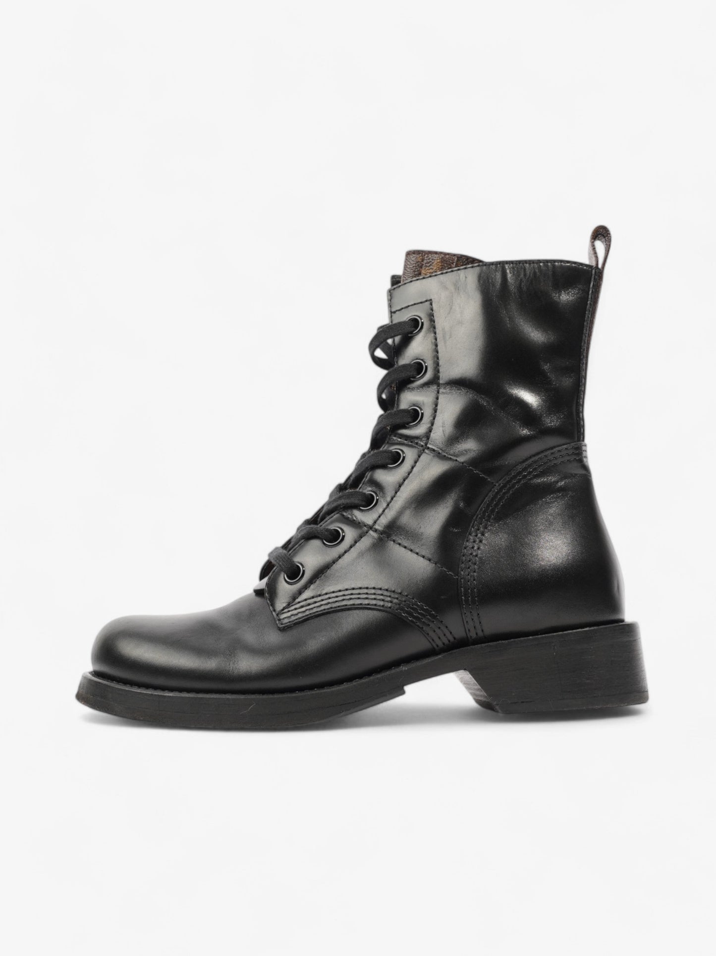 Louis Vuitton Metropolis Rangers Boots Black / Monogram Leather EU 40 UK 7