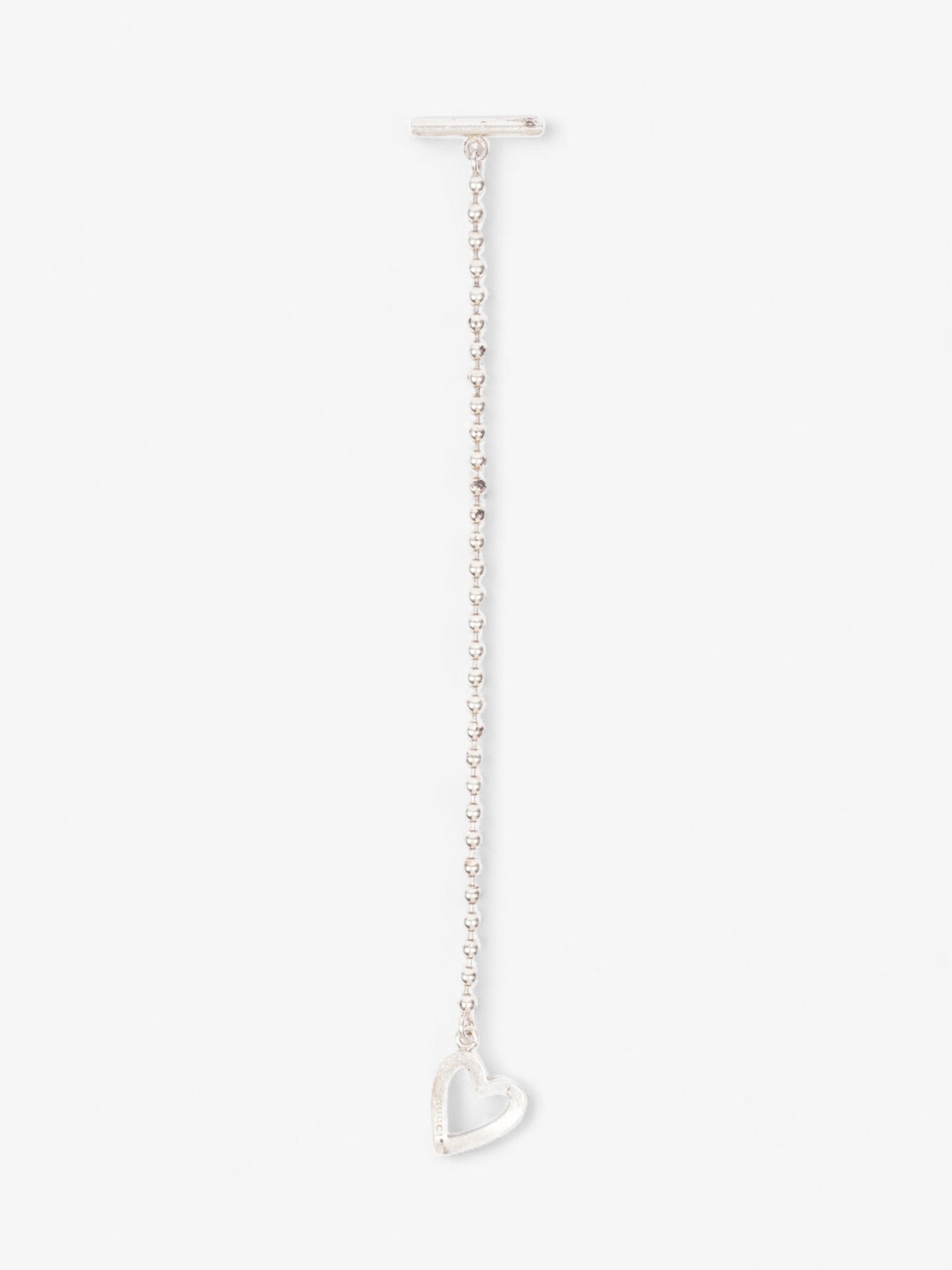 Gucci Heart Bracelet Silver Silver Sterling