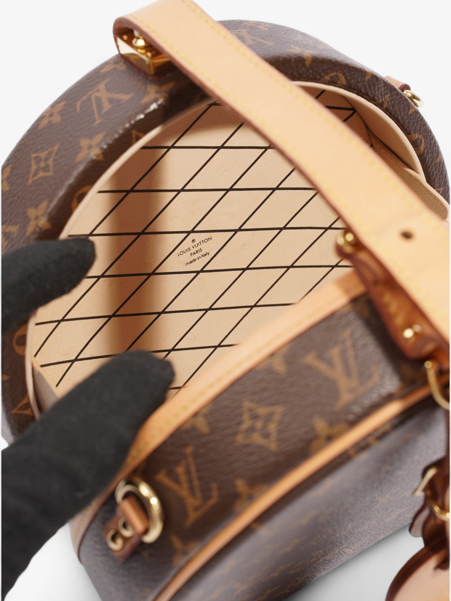 Louis Vuitton Petite Boite Chapeau Monogram Coated Canvas PM