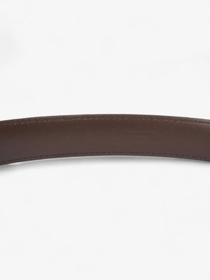 Louis Vuitton LV Iconic Belt Damier Ebene / Gold Leather 85cm / 34"