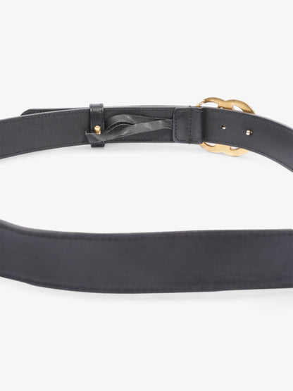 Gucci GG Marmont Wide Belt Black Leather 90cm / 36"