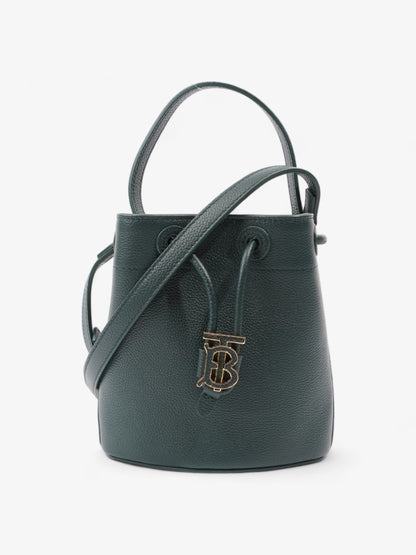 Burberry TB Bucket Bag Vine Green Leather Mini