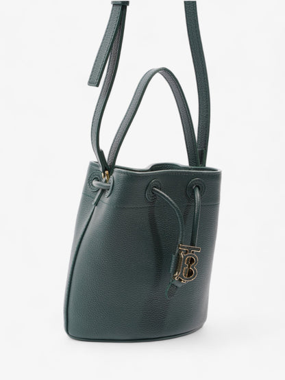 Burberry TB Bucket Bag Vine Green Leather Mini