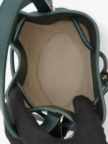 Burberry TB Bucket Bag Vine Green Leather Mini