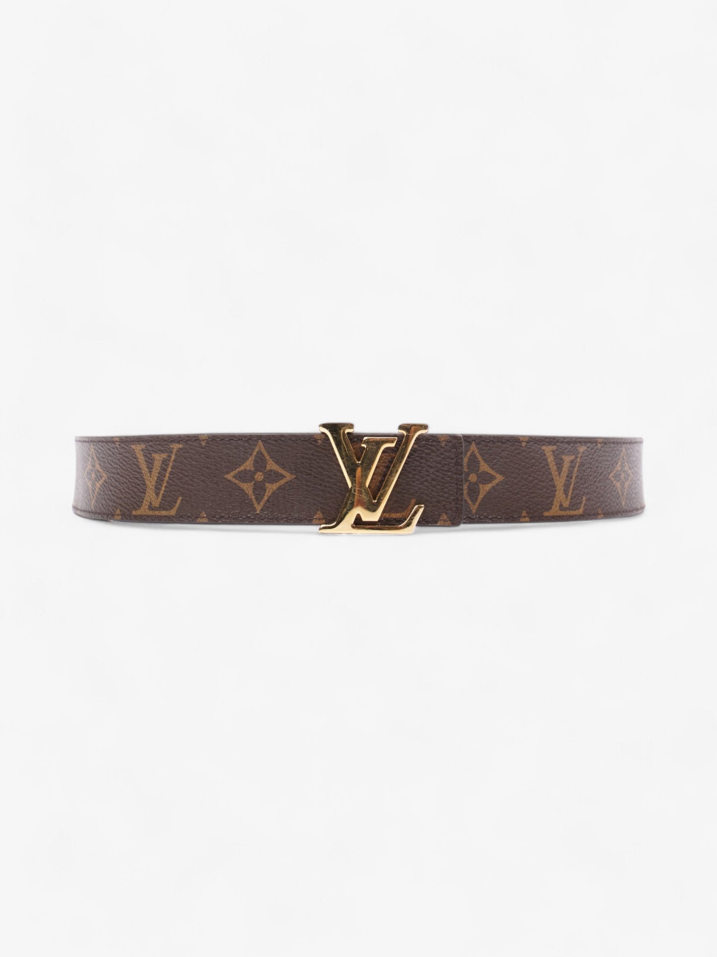 Louis Vuitton LV Initiales Reversible Belt Monogram / Rose Ballerine Coated Canvas 85cm / 34"