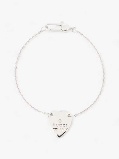 Gucci Heart Bracelet Silver Silver Sterling 17