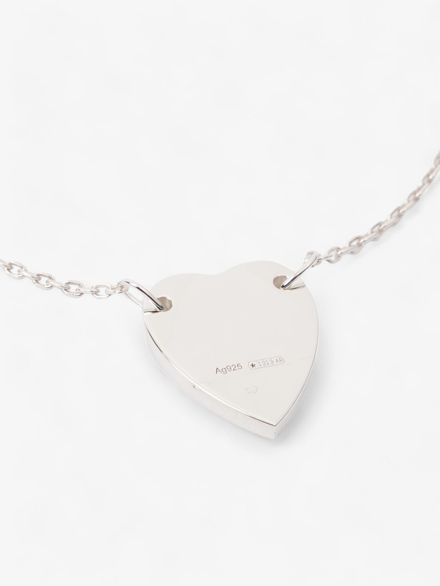 Gucci Heart Bracelet Silver Silver Sterling 17