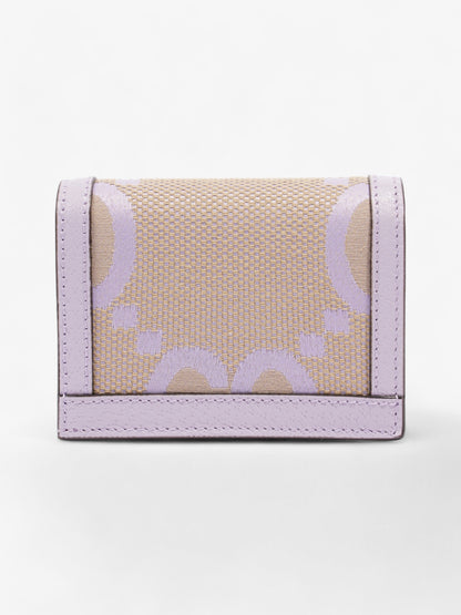 Gucci Jumbo GG Bi-Fold Wallet Lavender Canvas