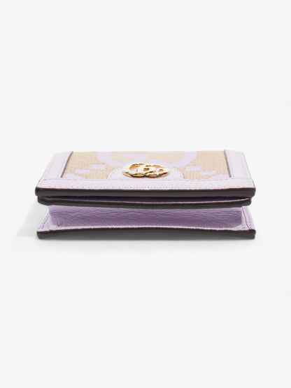 Gucci Jumbo GG Bi-Fold Wallet Lavender Canvas