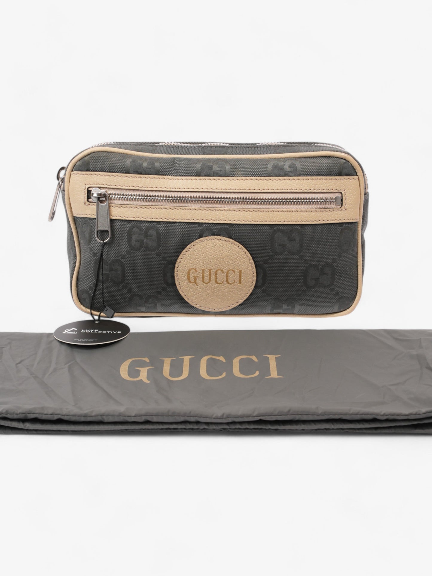 Gucci GG Off The Grid Belt Bag GG Supreme / Grey Nylon