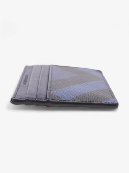 Burberry London Check Collection Bernie Card Case Bright Lapis Leather