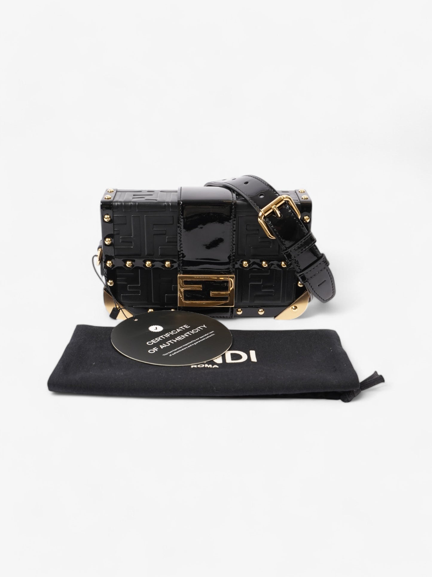 Fendi Fendi truck Black Patent Leather Mini